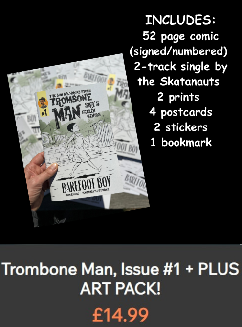 Trombone Man issue #1, Art Pack